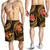 Polynesian Hawaii Men Shorts - Gold Plumeria - Polynesian Pride