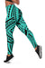 Polynesian Tradition Turquoise Hawaii Women's Leggings AH - Polynesian Pride