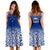 Samoa Custom Personalised Women's Dress - Polynesian Fog Blue Women Blue - Polynesian Pride