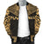 Tuvalu Polynesian Chief Men's Bomber Jacket - Gold Version - Polynesian Pride