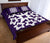 Hawaiian Quilt Bed Set Royal Pattern - Purple - A1 Style - Polynesian Pride