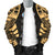 Guam Men Bomber Jackets - Polynesian Tattoo Gold - Polynesian Pride