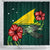 Tokelau Polynesian Shower Curtain - Green Turtle Hibiscus - Polynesian Pride