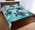 Cook Islands Quilt Bed Set - Blue Turtle Hibiscus - Polynesian Pride