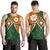 Marshall Islands Men's Tank Top - Kwajalein Atoll Marshall Islands Flag with Polynesian Patterns - Polynesian Pride