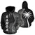 American Samoa Polynesian Hoodie Coconut Tree Black Unisex Black - Polynesian Pride