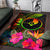 YAP Polynesian Area Rug - Hibiscus and Banana Leaves - Polynesian Pride