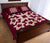 Hawaiian Quilt Bed Set Royal Pattern - Pink - A1 Style - Polynesian Pride