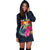 Tonga Polynesian Women's Hoodie Dress - Tropical Flower - Polynesian Pride