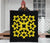 Hawaiian Premium Quilt Royal Pattern - Black And Yellow - A1 Style - Polynesian Pride