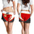 Tonga Flag Spine Women Short - Polynesian Pride