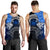 Samoa Men's Tank Top - Samoa Seal Wave Style (Blue) - Polynesian Pride