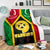 Vanuatu Polynesian Premium Blanket - Vanuatu Flag and Coat Of Arms - Polynesian Pride