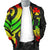 Wallis and Futuna Men's Bomber Jacket - Reggae Tentacle Turtle - Polynesian Pride