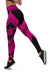 Turtle Polynesian Pink Leggings - Diamond Style - Polynesian Pride