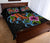 Hawaii Quilt Bed Set - Hawaii Hibiscus Cephalofoil Tattoo - Polynesian Pride