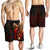 Hawaii Polynesian Men's Short - Plumeria Flowers And Waves - Polynesian Pride