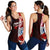 Northern Mariana Islands Polynesian Women's Racerback Tank - Coat Of Arm With Hibiscus Red - Polynesian Pride