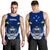 Samoa Polynesian Coconut Men's Tank Top (Blue) A02 Blue - Polynesian Pride