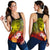 Cook Islands Women's Racerback Tank - Humpback Whale with Tropical Flowers (Yellow) - Polynesian Pride