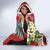 The Philippines Hooded Blanket - Summer Plumeria (Red) - Polynesian Pride