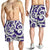 Polynesian Maori Ethnic Ornament Violet Men's Short - Polynesian Pride