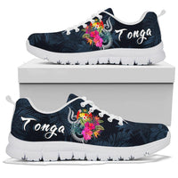 Tonga Polynesian Sneakers - Tropical Flower - Polynesian Pride
