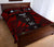 Northern Mariana Islands Quilt Bed Set - Northern Mariana Islands Seal & Polynesian Red Tattoo Style - Polynesian Pride