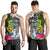 Tuvalu Men Tank Top - Turtle Plumeria Banana Leaf - Polynesian Pride