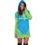 Palau Women's Hoodie Dress - Polynesian Flag Chief - Polynesian Pride