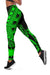 Nauru Women Leggings Polynesian Pattern Green - Polynesian Pride