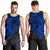 Cook Islands Polynesian Tank Top (Men) - Blue Turtle - Polynesian Pride