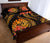 Tahiti Polynesian Quilt Bed Set - Gold Plumeria - Polynesian Pride