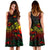 Federated States Of Micronesia Polynesian Midi Dress - Turtle Hibiscus Reggae - Polynesian Pride