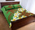 Hawaii Turtle Plumeria Quilt Bed Set - Green Style - Polynesian Pride