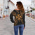 Wallis And Futuna Polynesian Shoulder Sweater Map Gold - Polynesian Pride