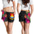 Kiribati All Over Print Women's Shorts - Polynesian Hibiscus Pattern - Polynesian Pride