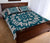 Hawaiian Quilt Turtle Pattern New Gray Quilt Bed Set - Skin Style - AH - Polynesian Pride