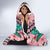 Hawaii Turtle Kanaka Hibiscus Tropical Polynesian Hooded Blanket - Sweet Style - AH - Polynesian Pride