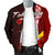 Tokelau Polynesian Men's Bomber Jacket - Coat Of Arm With Hibiscus - Polynesian Pride