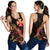 Wallis And Futuna Polynesian Women Tank Top - Turtle With Blooming Hibiscus Gold - Polynesian Pride