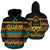 Guam Polynesian Hoodie Guaman Latte Stone Pattern Color Unisex Black - Polynesian Pride