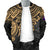 American Samoa Polynesian Bomber Jacket (Men) - Gold Turtle - Polynesian Pride