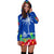 Guam Women's Hoodie Dress - Hibiscus Style - Polynesian Pride