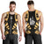 New Caledonia Men Tank Top - Polynesian Tattoo Gold - Polynesian Pride