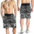 Pohnpei Men's Shorts - White Shark Polynesian Tattoo - Polynesian Pride