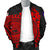 American Samoa Men's Bomber Jacket - Polynesian Lizard - Polynesian Pride