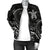 Hawaii Turtle Polynesian Women's Bomber Jacket - White - Frida Style - Polynesian Pride