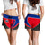 Samoa Flag Spine Women Short - Polynesian Pride