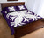 Hawaiian Quilt Bed Set Royal Pattern - Purple - A2 Style - Polynesian Pride